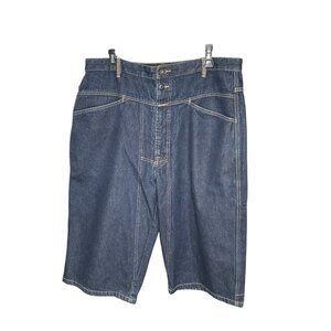 Marithe Francois Girbaud Mens Denim Jean Shorts Size 36 Utility Pocket